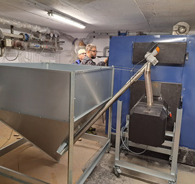 Kocioł z palnikiem KIPI 250kW Transpak